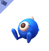 Pelúcia do monstro Ciclope azul
