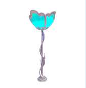 Blue Pearly Torchère