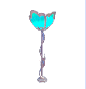 Torchère blu perlato