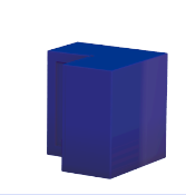 Blue Top Corner Piece