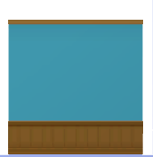 Blue Wood-Patterned Simple Baseboard Wallpaper