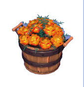 Bountiful Marigold Basket