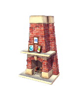 Brick Fireplace