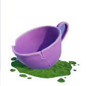 Tazza da tè rotta