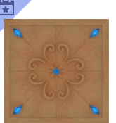 Pavimenti in bronzo e cristallo