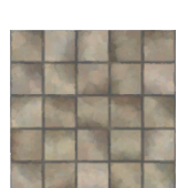 Brown Basic Square Tile Floor