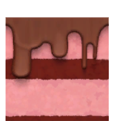 Torta murale al cioccolato e fragole ricoperte di cioccolato