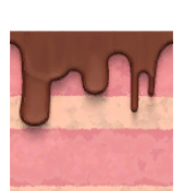 Chocolate-Covered Strawberry-Vanilla Cake Wall