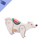Christmas Town Polar Bear
