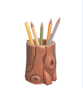 Penne e matite per la classe