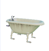 Banheira de pés com garras