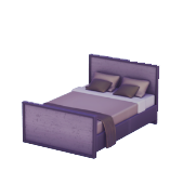 Concrete Double Bed