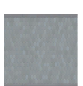 Carta da parati a nido d'ape grigia Cool Honeycomb Tile