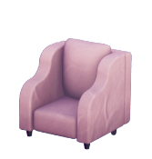 Coral Pink Armchair