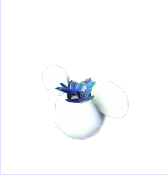 Planta coronada de Mickey Mouse