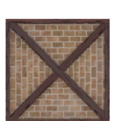 Dark Brick and Wood Barn Flooring
