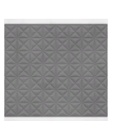 Dark Gray Precise Geometric Tile Wallpaper