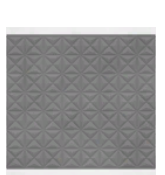 Papel Pintado Azulejos Geométricos Precise Gris Oscuro