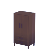 Dark Wood Wardrobe