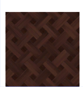 Suelo de madera oscura de doble cesta