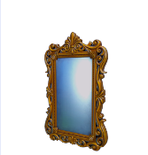 Miroir élégant du château