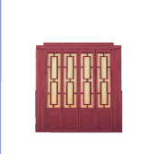 Elegantes puertas geométricas