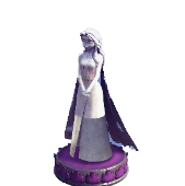 Elsa Figurine -- Purple Base