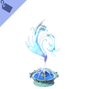 Fuente de hielo encantada