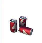 Latas de bebidas energéticas