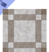 Fancy Brown Marble flooring