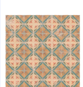 Azulejos de loza con flores