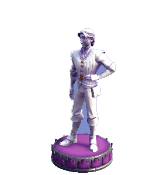 Figurita Flynn Base Morada