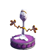 Figurita Forky -- Base morada