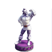 Gaston Figurine -- Purple Base