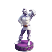 Figurina di Gaston - Base viola