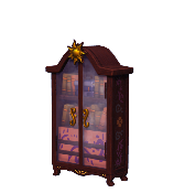 Librería con puerta de cristal