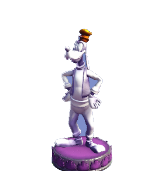 Goofy Figurine -- Purple Base