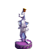 Figurita Goofy -- Base Morada