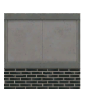 Gray Concrete and Black Tile Wallpaper