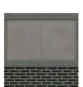 Papel pintado de hormigón gris y azulejos negros