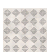 Suelos de baldosas de doble diamante con revestimiento gris