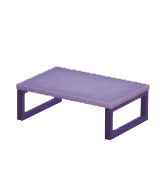Mesa de centro de mármol gris