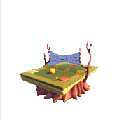 Green Novel Tennis Table