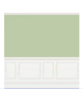 Green Simple Baseboard Wallpaper