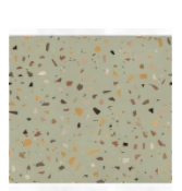 Papel pintado Terrazo verde