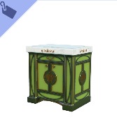 Mostrador Vintage Verde