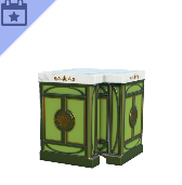 Mostrador Vintage Corner Verde