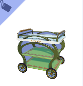 Trolley Vintage verde