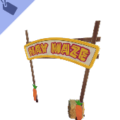 Hopps' Hay Maze Banner Hopps' Hay Maze Banner