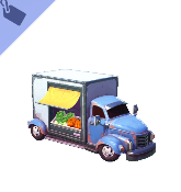 Camión de productos de la isla